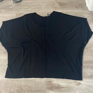 Eileen Fisher Black V-neck sweater